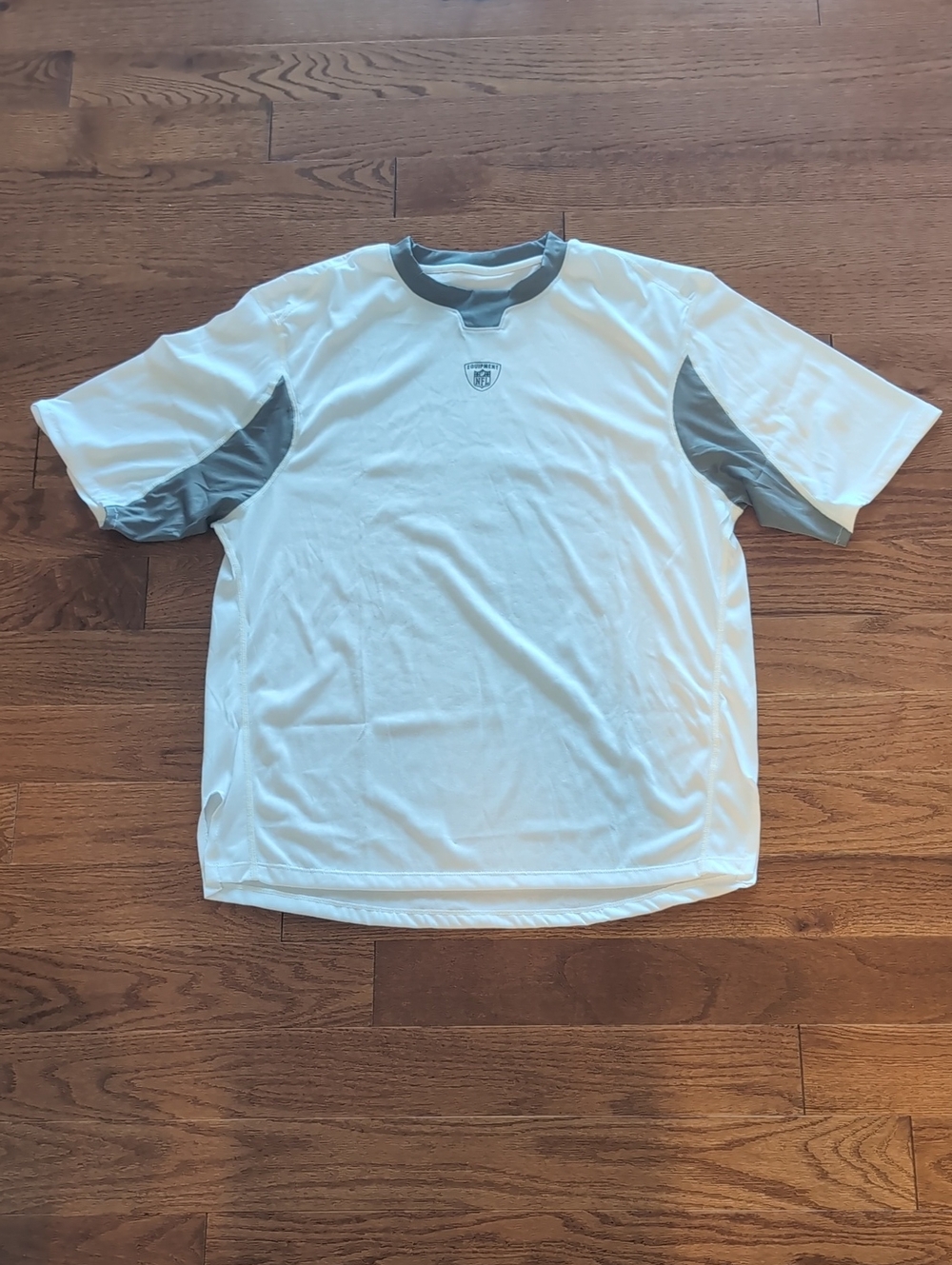NFL White and Gray Short-Sleeve Performance Jersey